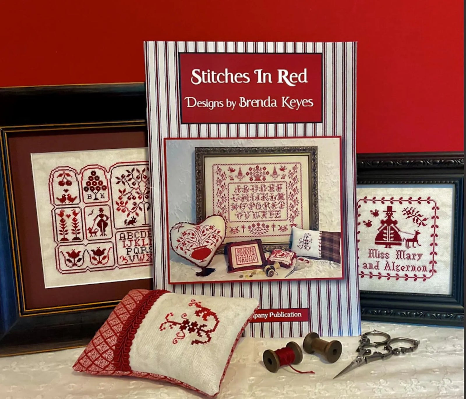 Stitches in Red by The Sampler Company The Sampler Company