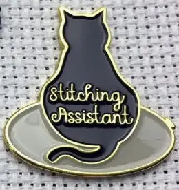 Stitching Assistant Black Kitty Snarky Crafter Designs