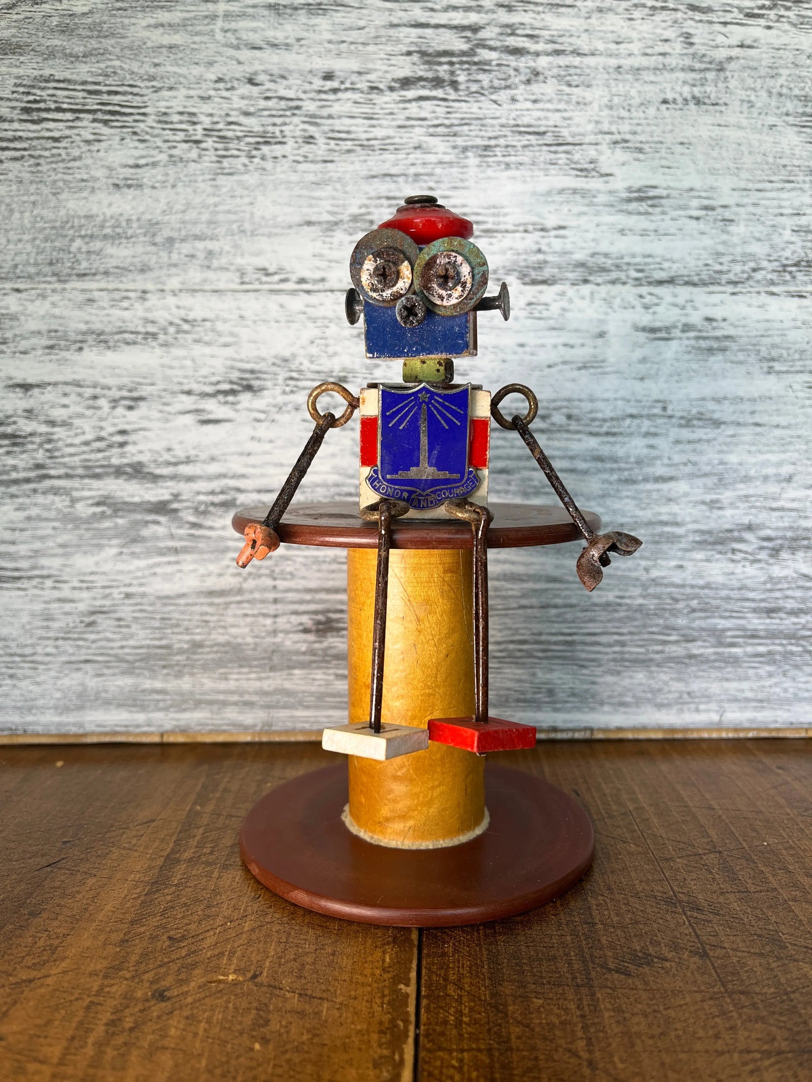 Stitching Buddies - Billy the Brave by Junkyard Bots Junkyard Bots