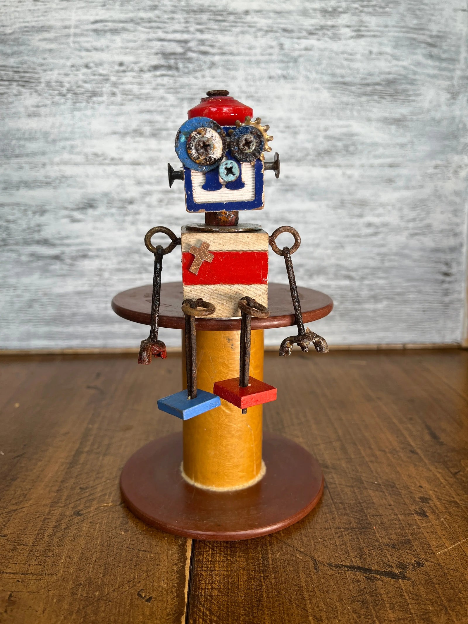 Stitching Buddies - Father Michael by Junkyard Bots Junkyard Bots