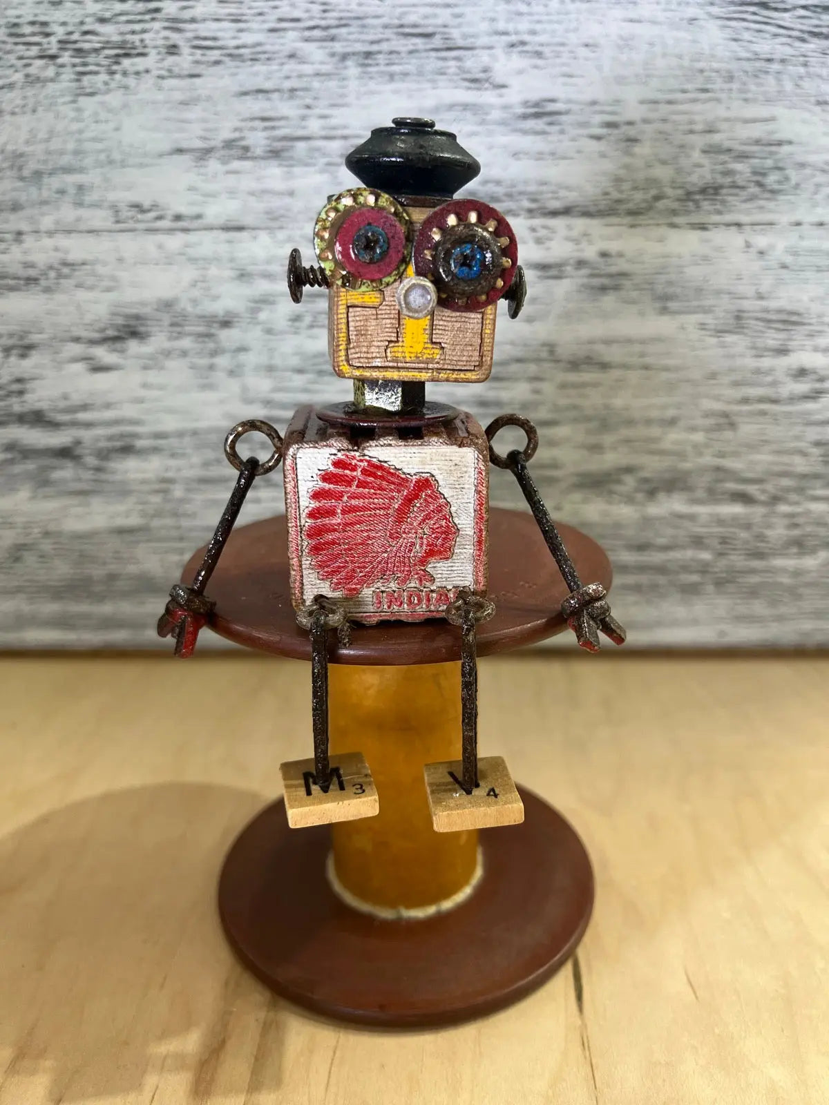Stitching Buddies - Henry Wilder by Junkyard Bots Colorado Cross Stitcher