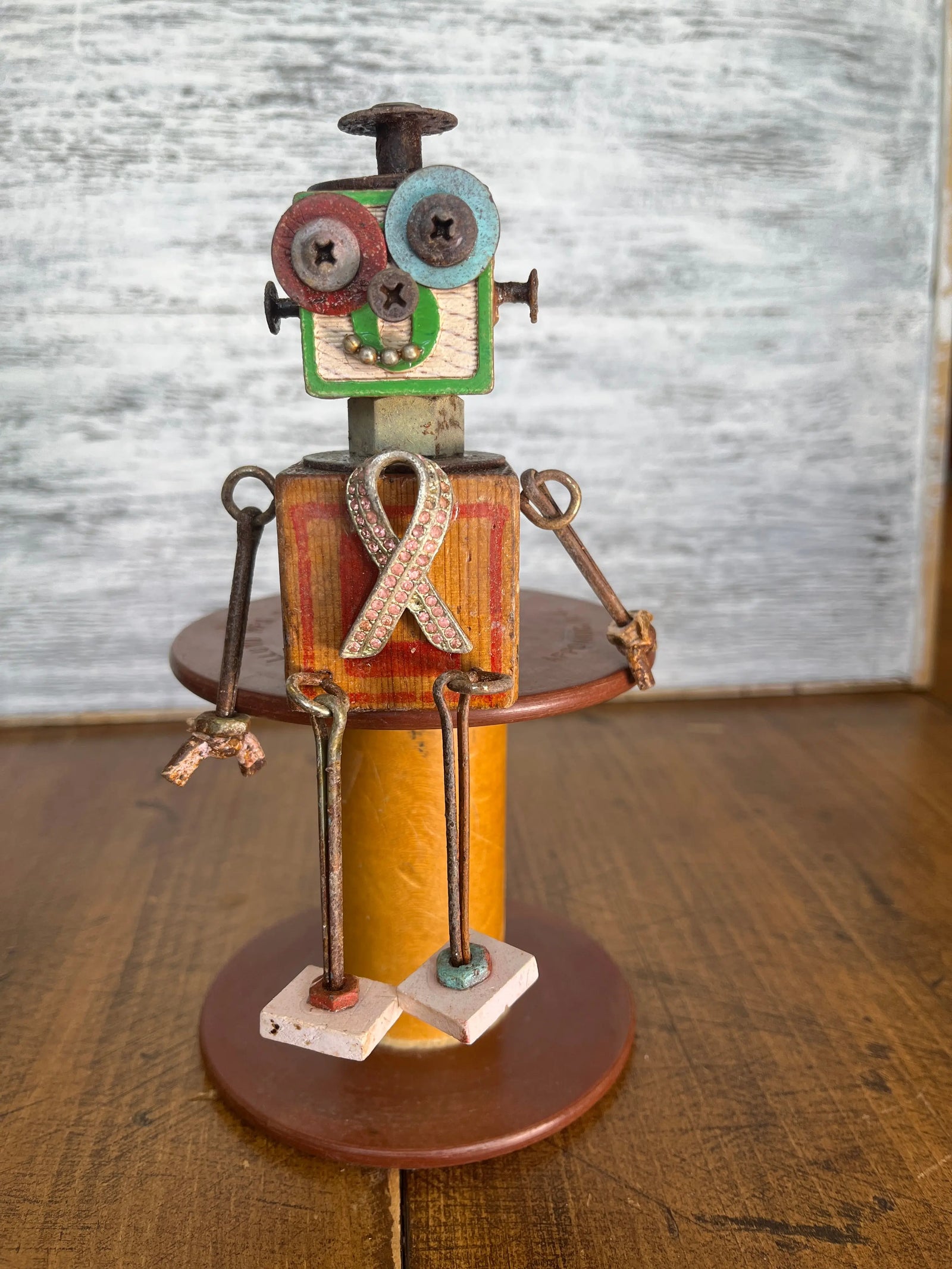 Stitching Buddies - Hope Francis by Junkyard Bots Junkyard Bots