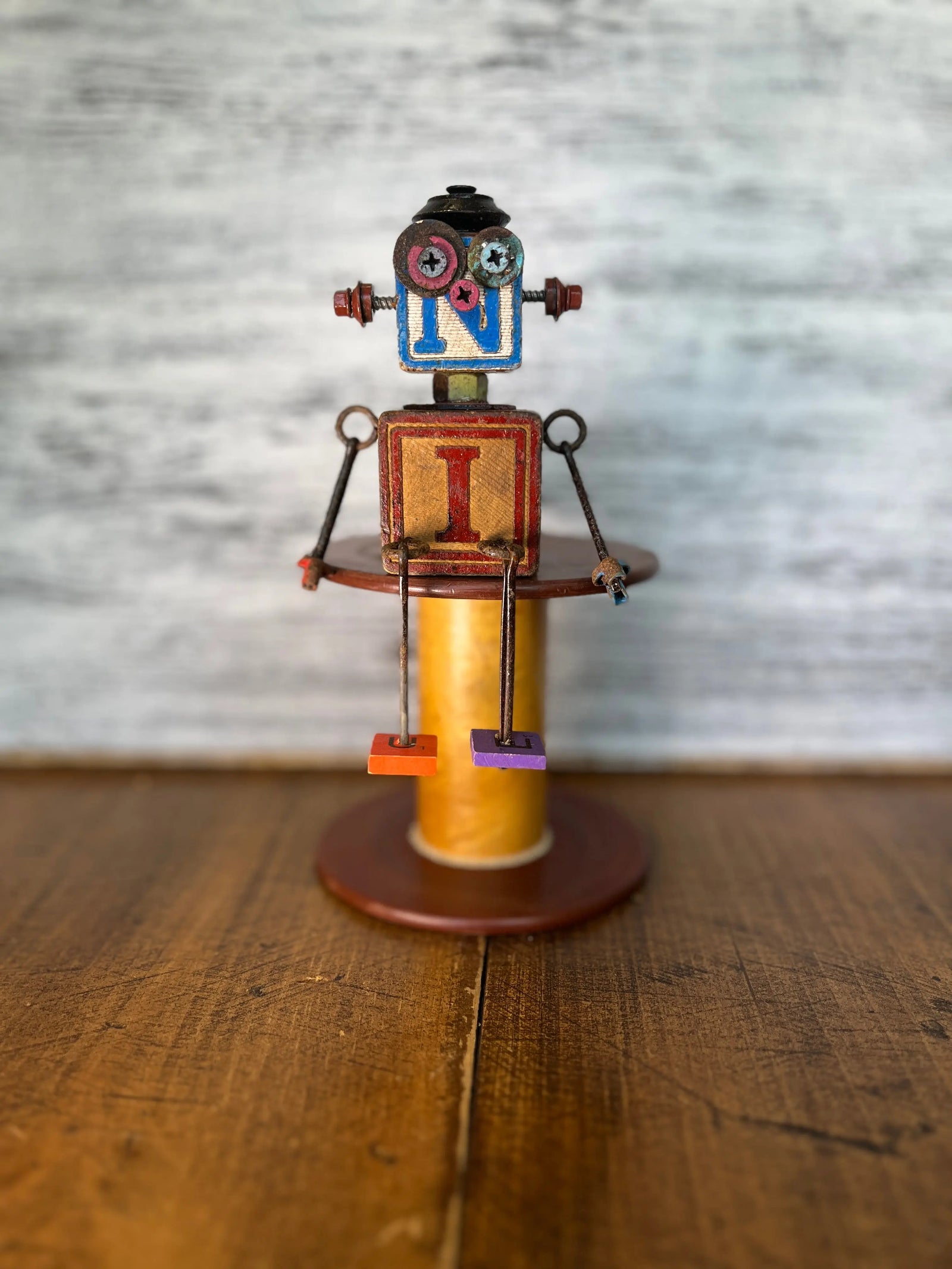 Stitching Buddies - Ichabod Jones by Junkyard Bots Junkyard Bots
