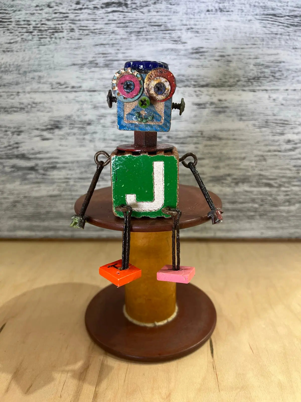Stitching Buddies - Jerome Charles by Junkyard Bots Colorado Cross Stitcher