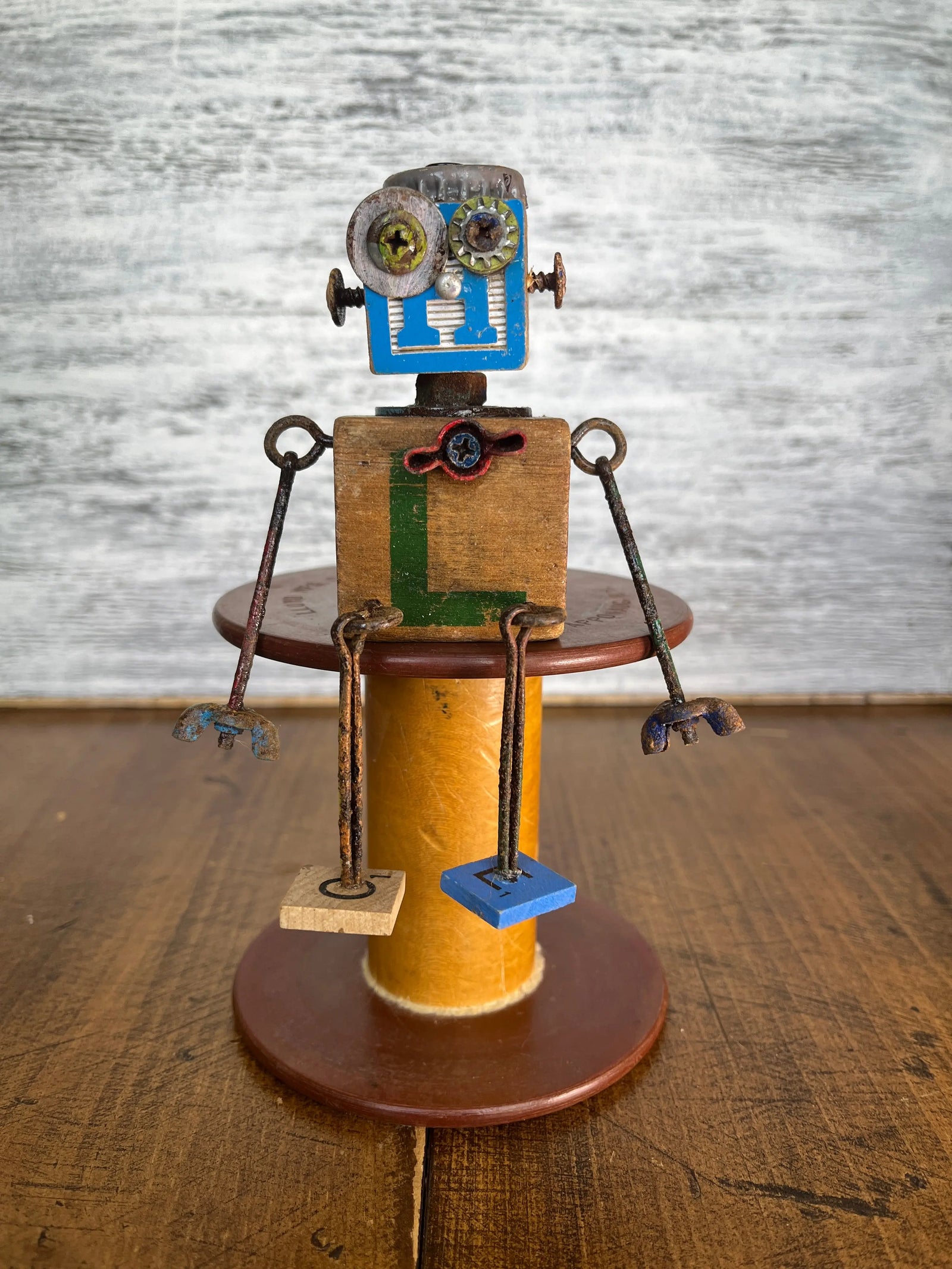 Stitching Buddies - Leander David by Junkyard Bots Colorado Cross Stitcher