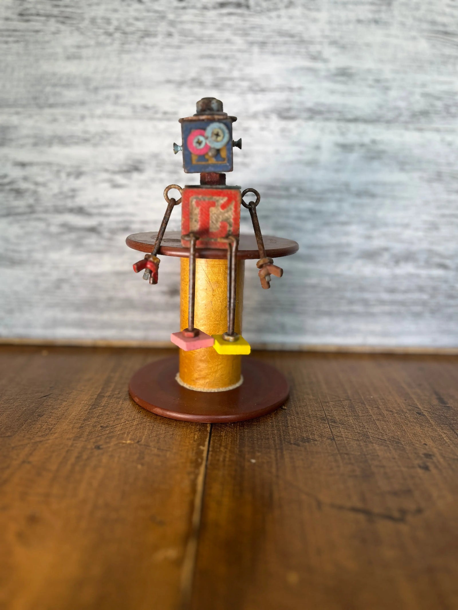 Stitching Buddies - Louise Langford by Junkyard Bots Junkyard Bots