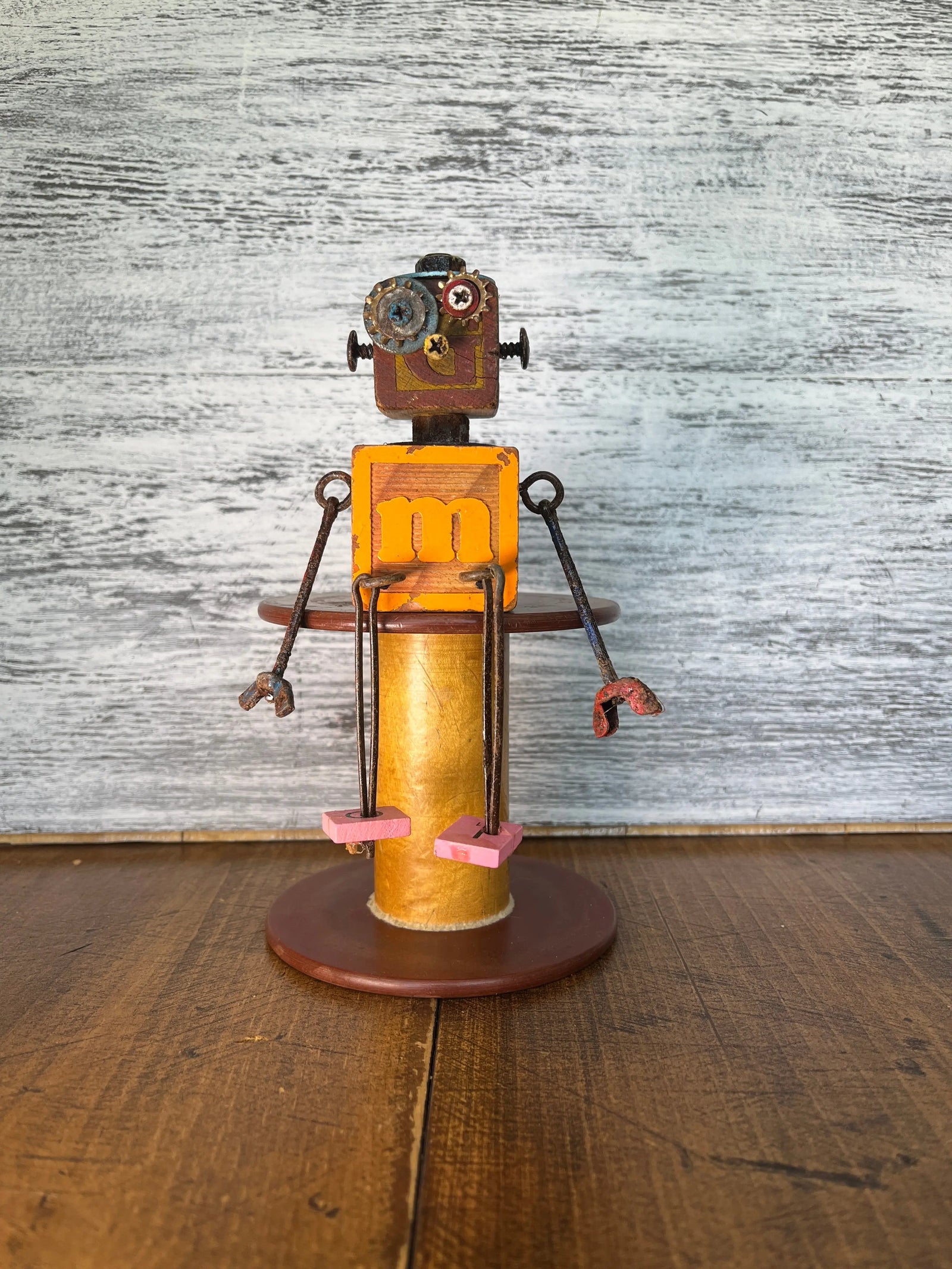 Stitching Buddies - Melanie Bobberton by Junkyard Bots Junkyard Bots