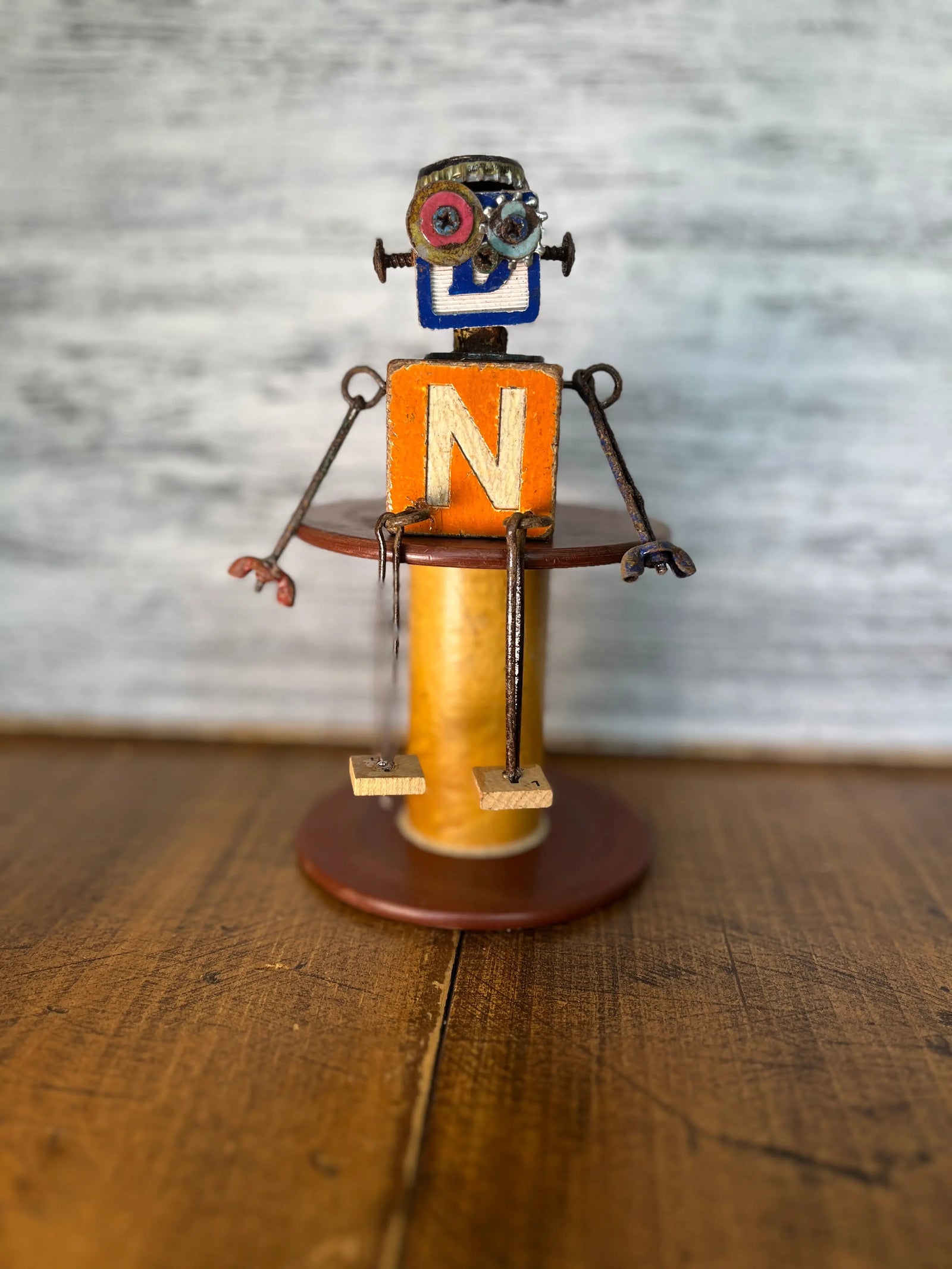 Stitching Buddies - Nancy Nickerson by Junkyard Bots Junkyard Bots