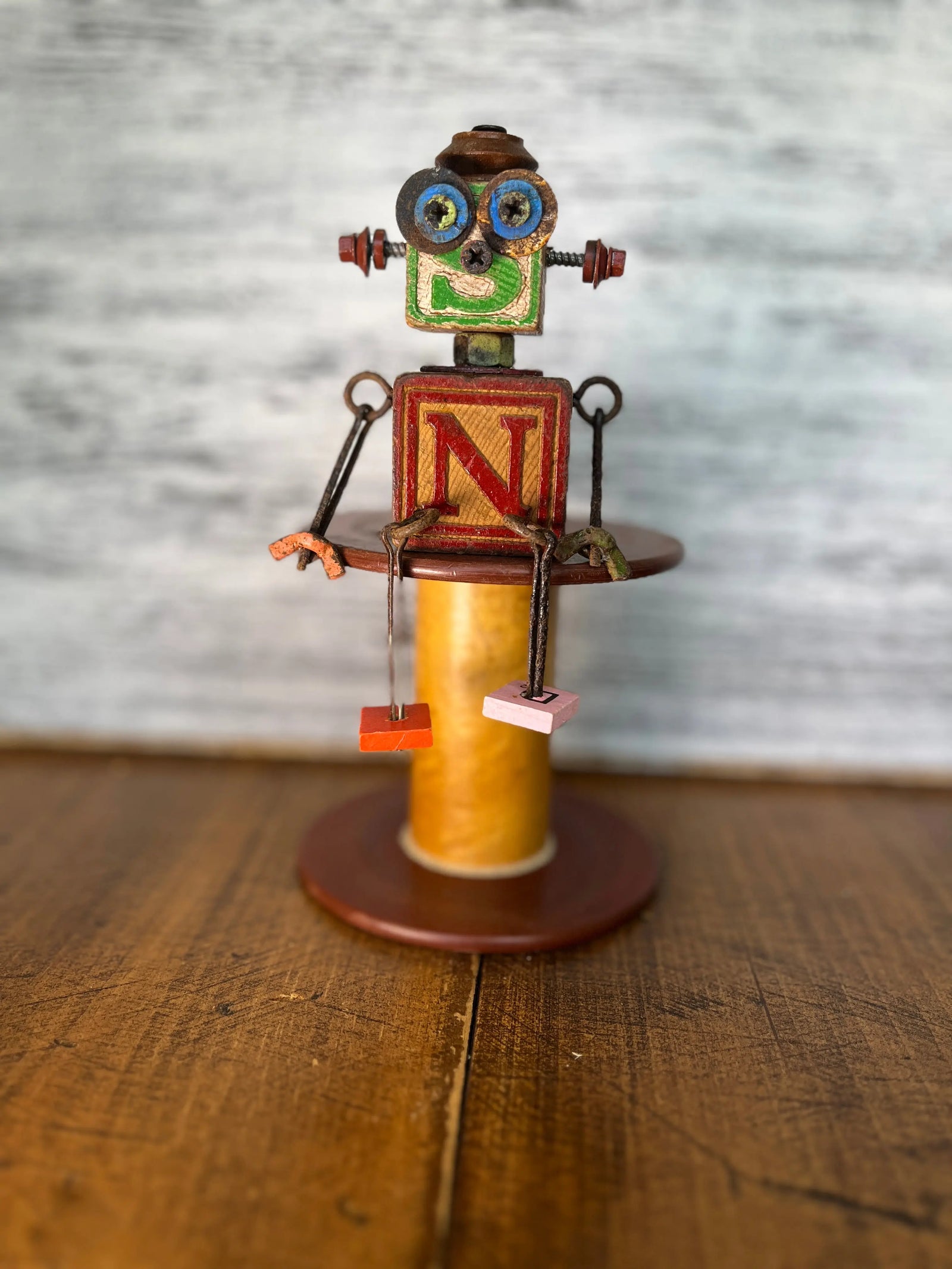 Stitching Buddies - Nathaniel Nordington by Junkyard Bots Junkyard Bots