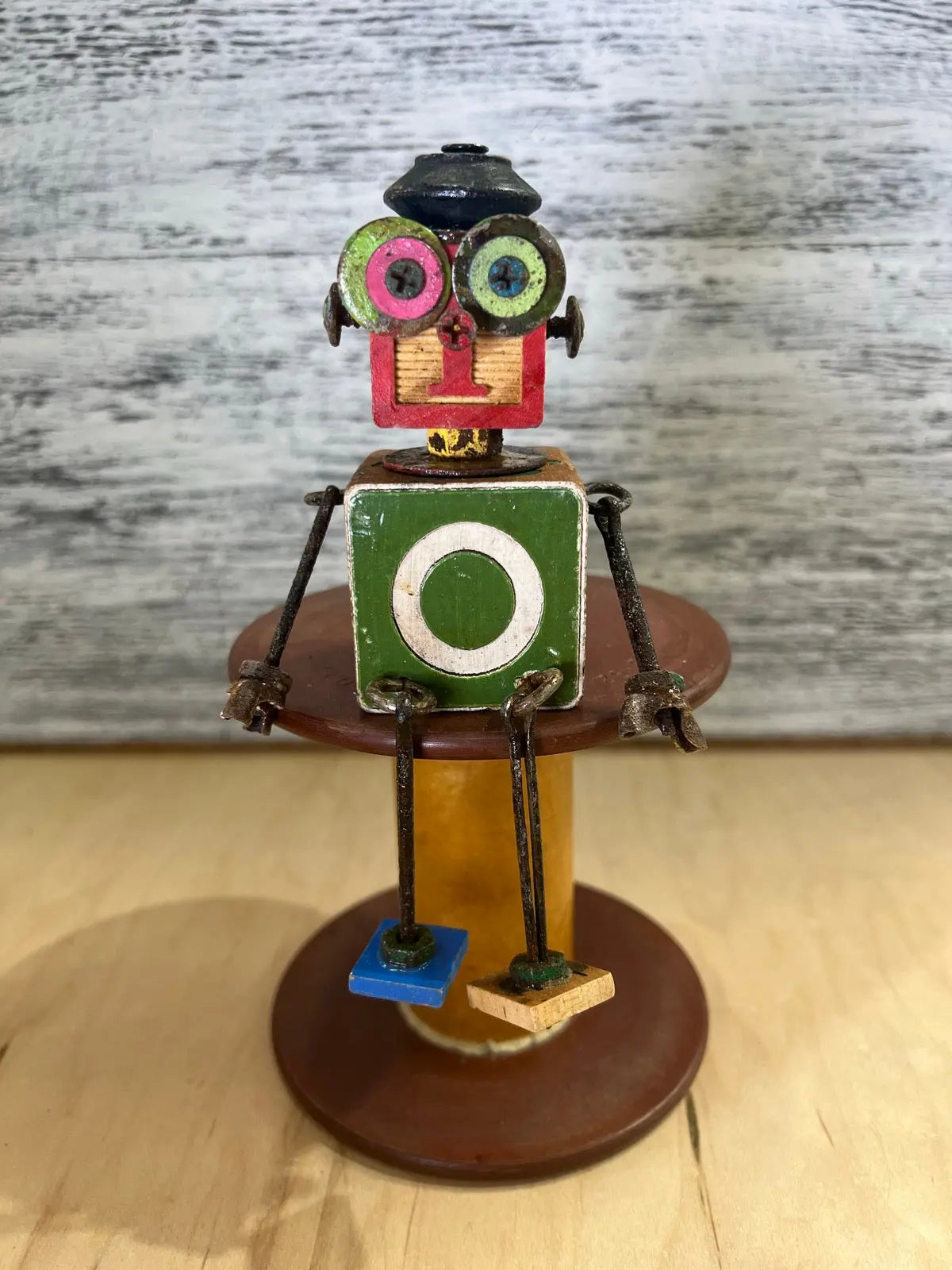 Stitching Buddies - Ollie Barton by Junkyard Bots Colorado Cross Stitcher