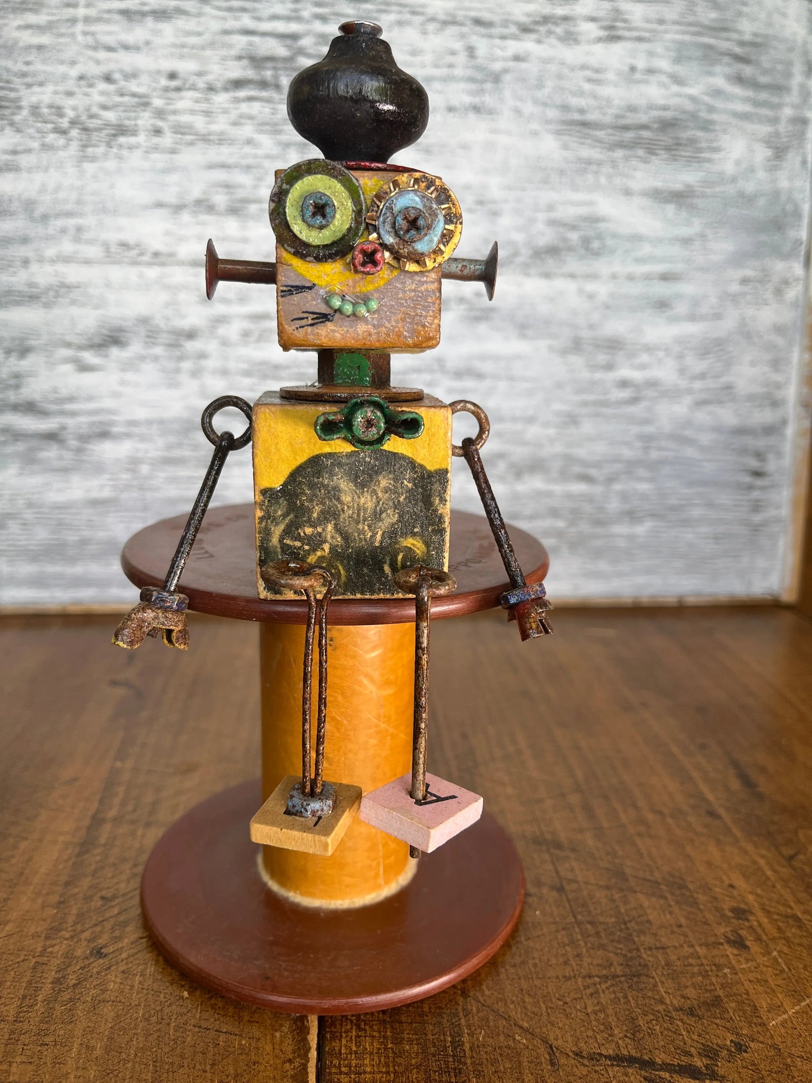 Stitching Buddies - Petronilla Adrienne by Junkyard Bots Junkyard Bots