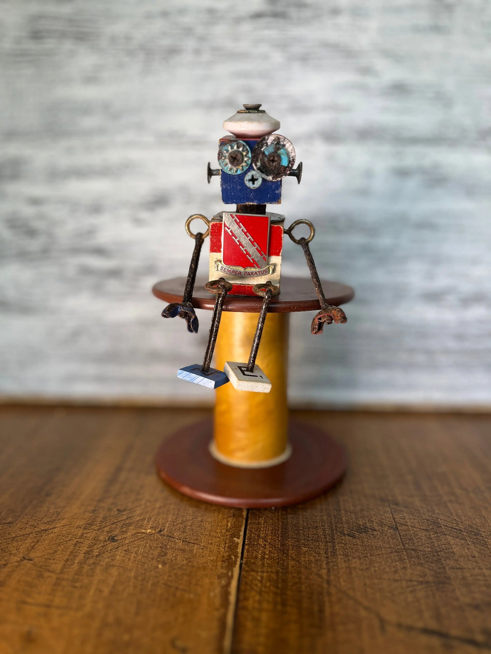 Stitching Buddies - Ralph-At-The-Ready by Junkyard Bots Junkyard Bots