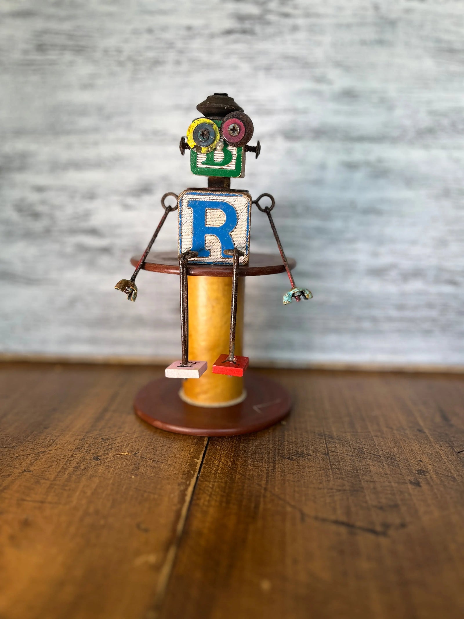 Stitching Buddies - Randolph Peterson by Junkyard Bots Junkyard Bots