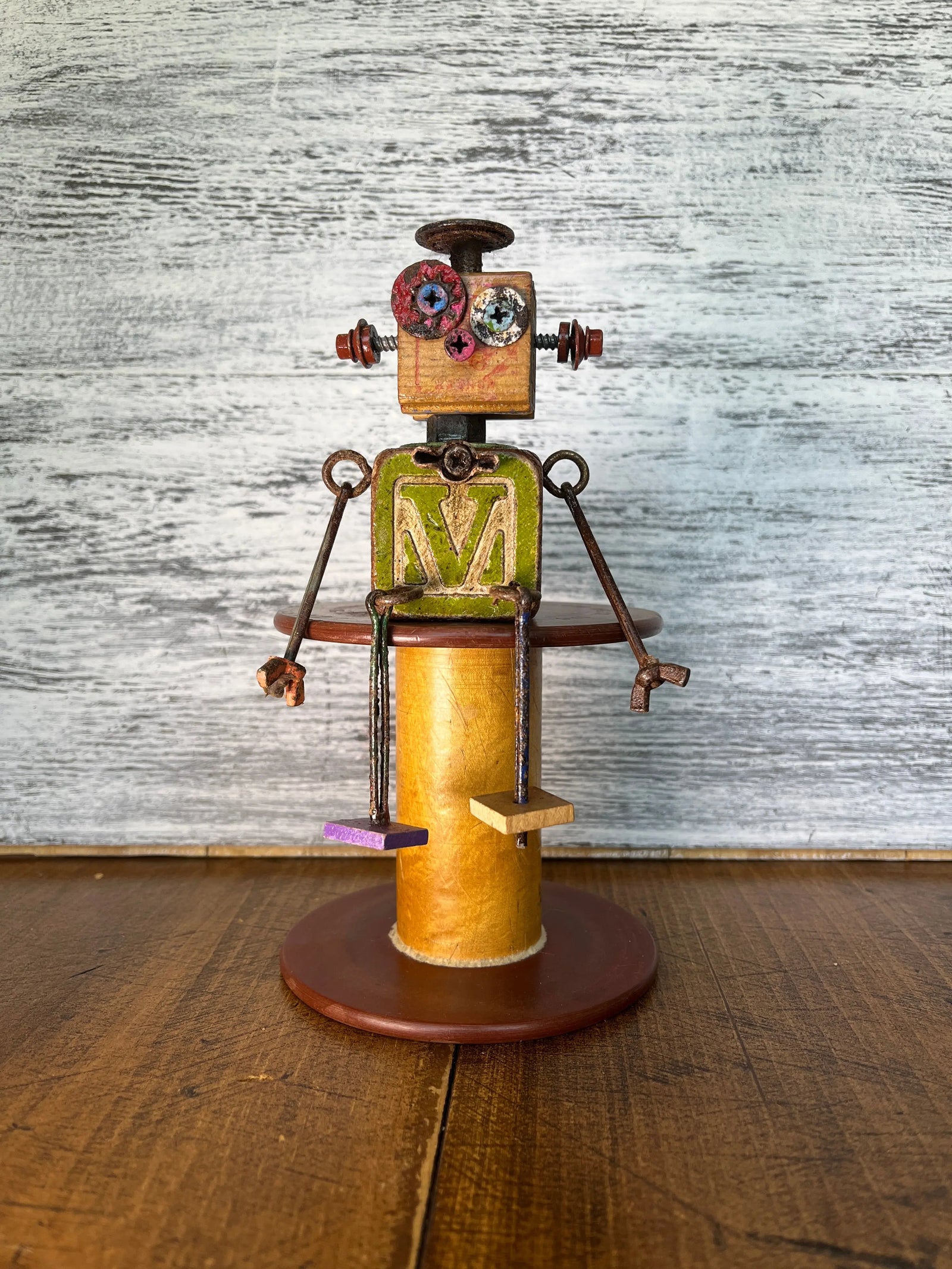 Stitching Buddies - Victoria Leigh by Junkyard Bots Junkyard Bots