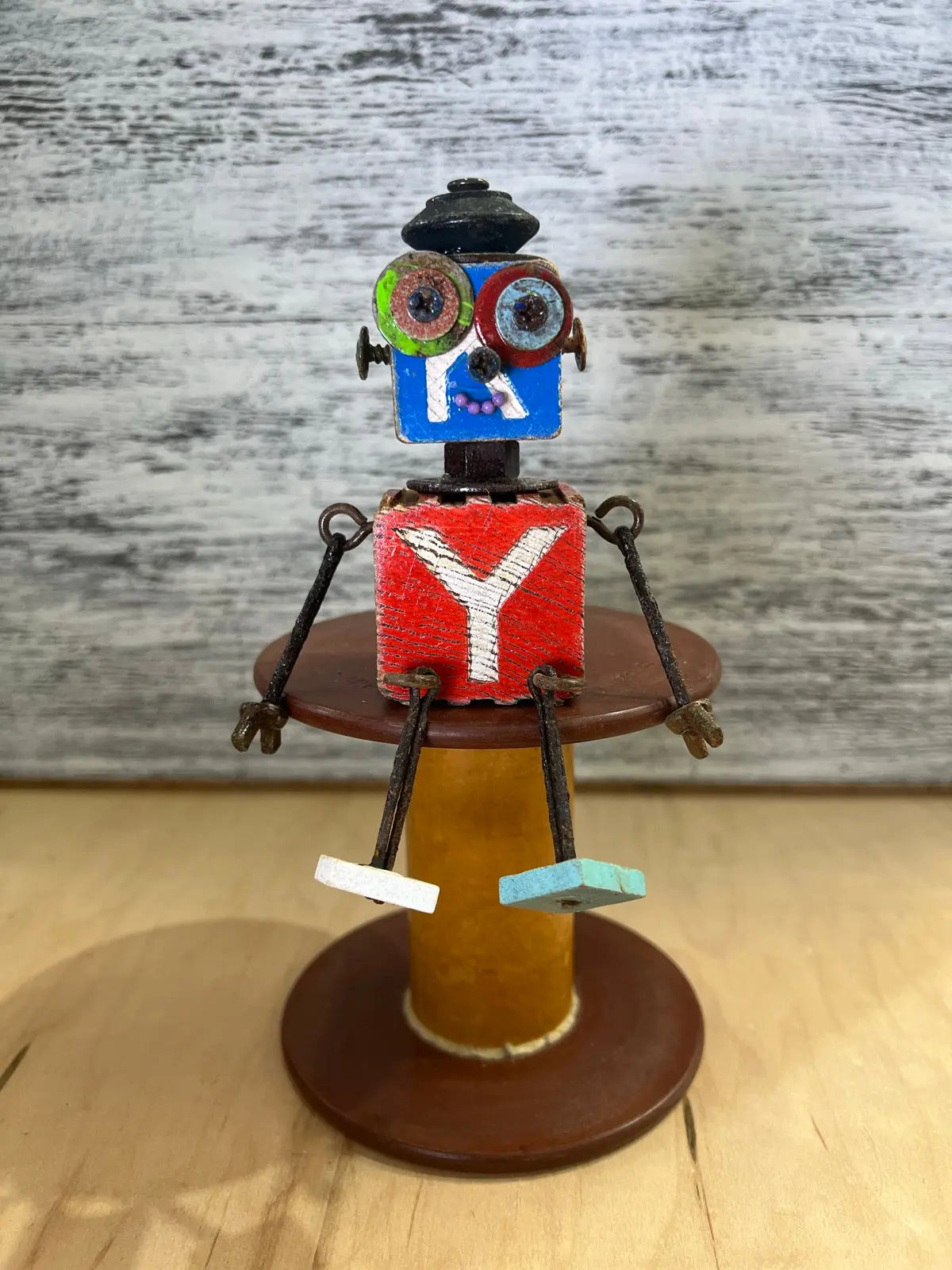 Stitching Buddies - Yoshi Kioshi by Junkyard Bots Colorado Cross Stitcher