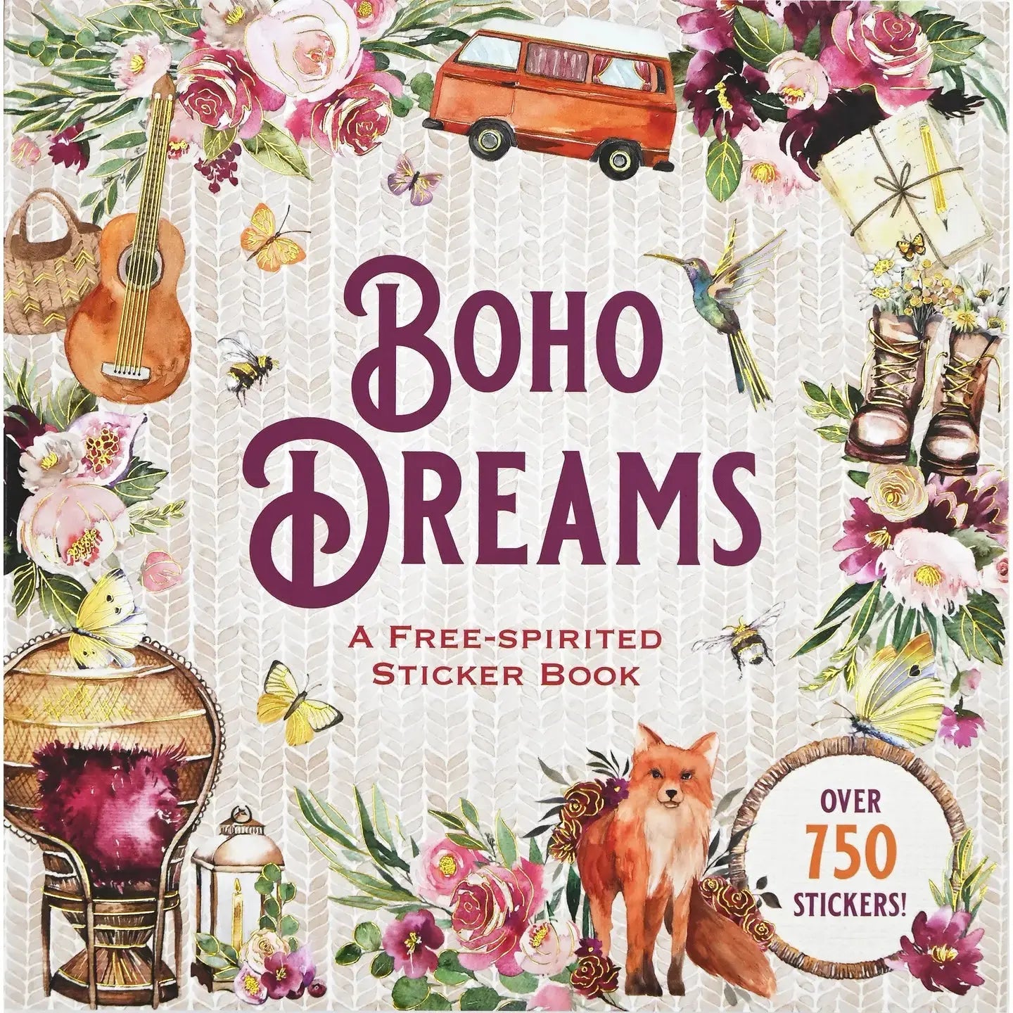 Stitcker Book - Boho Dreams Peter Pauper Press