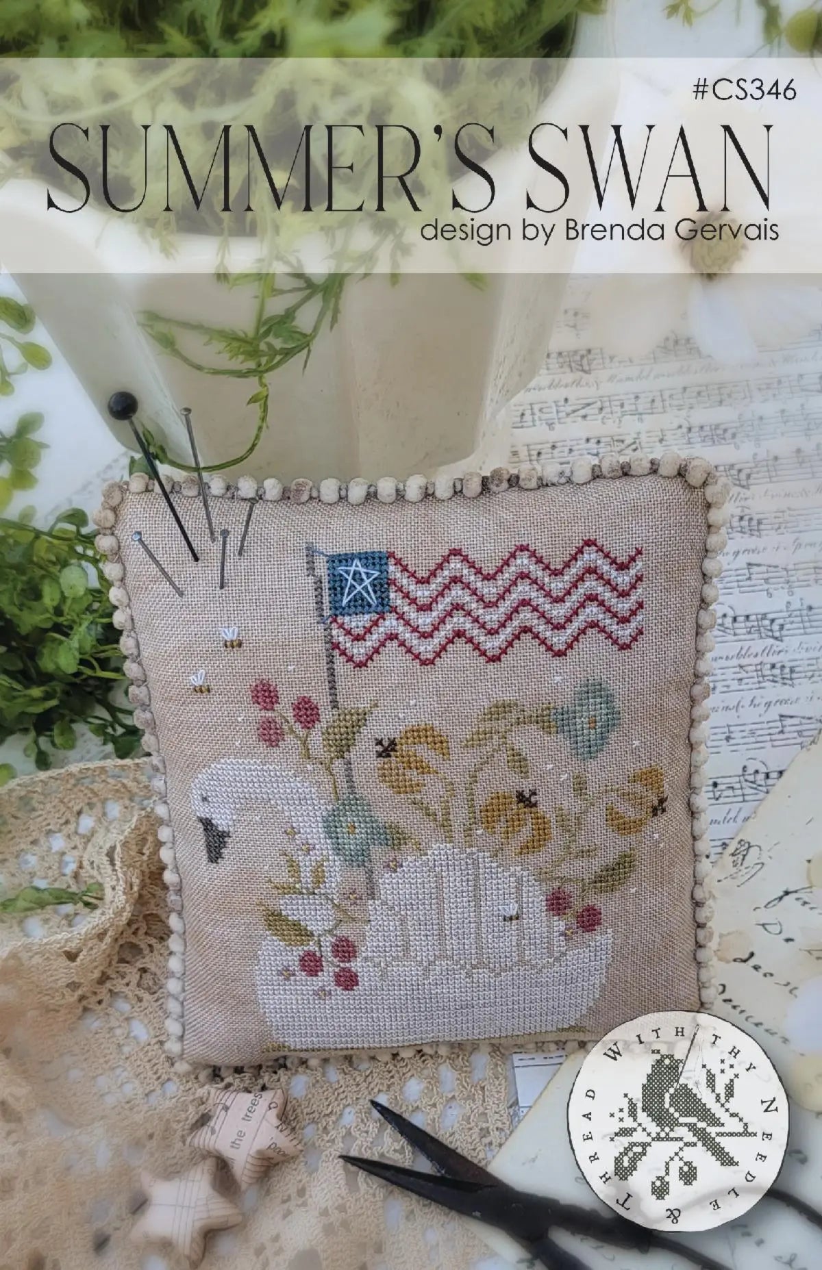 Summer's Swan by With Thy Needle & Thread (pre-order) With Thy Needle & Thread