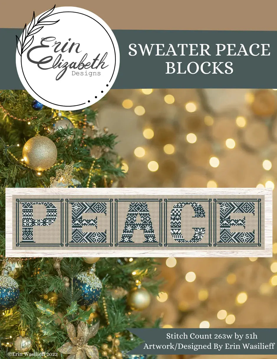 Sweater Peace Blocks by Erin Elizabeth Designs Erin Elizabeth Designs