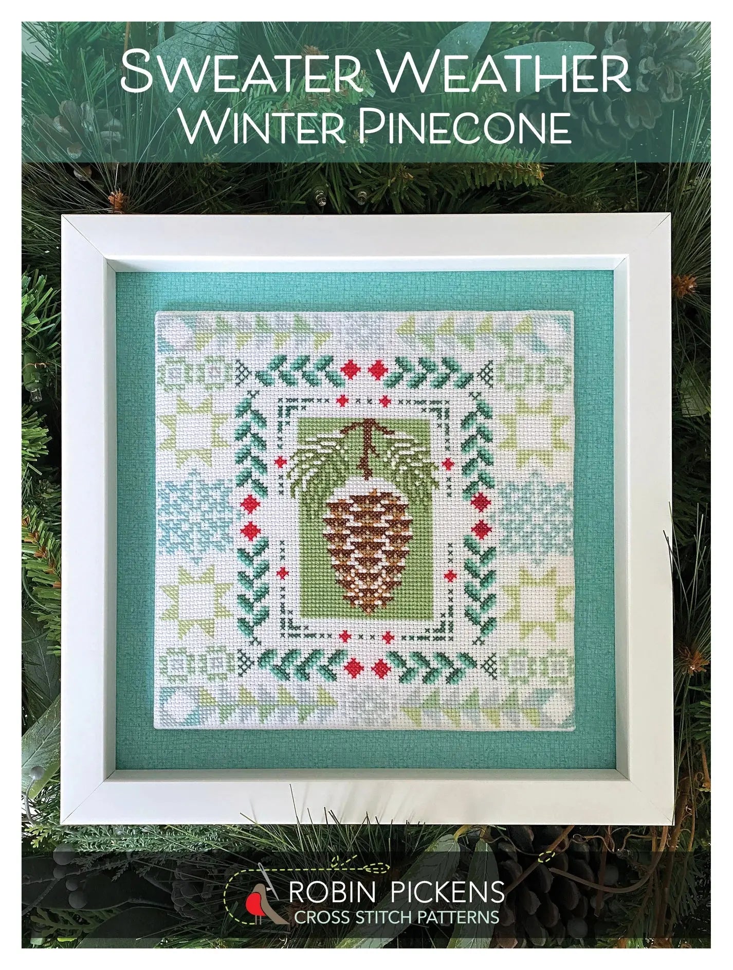 Sweater Weather Winter Pinecone by Robin Pickens Robin Pickens