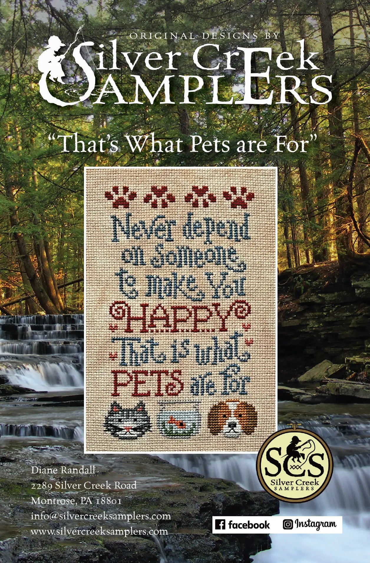 That's What Pets are For by Silver Creek Samplers (Pre-orders) Silver Creek Samplers