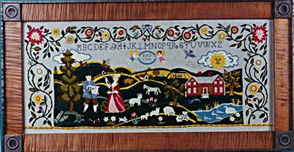 The Chimneypiece (Embroidery) by The Scarlet Letter The Scarlet Letter