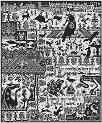 The Pilgrim by Long Dog Samplers Long Dog Samplers