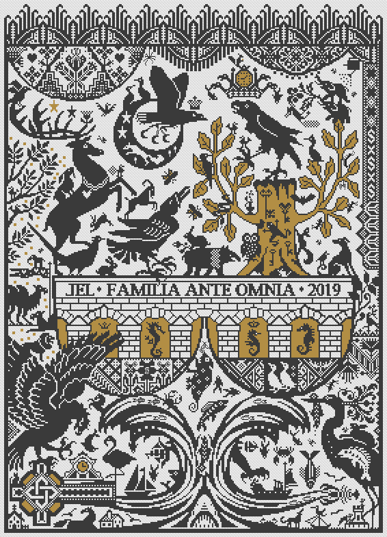 The Raven Quatrain by Long Dog Samplers Long Dog Samplers