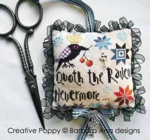 The Raven, Scissor Fob by Barbara Ana Designs Barbara Ana Designs