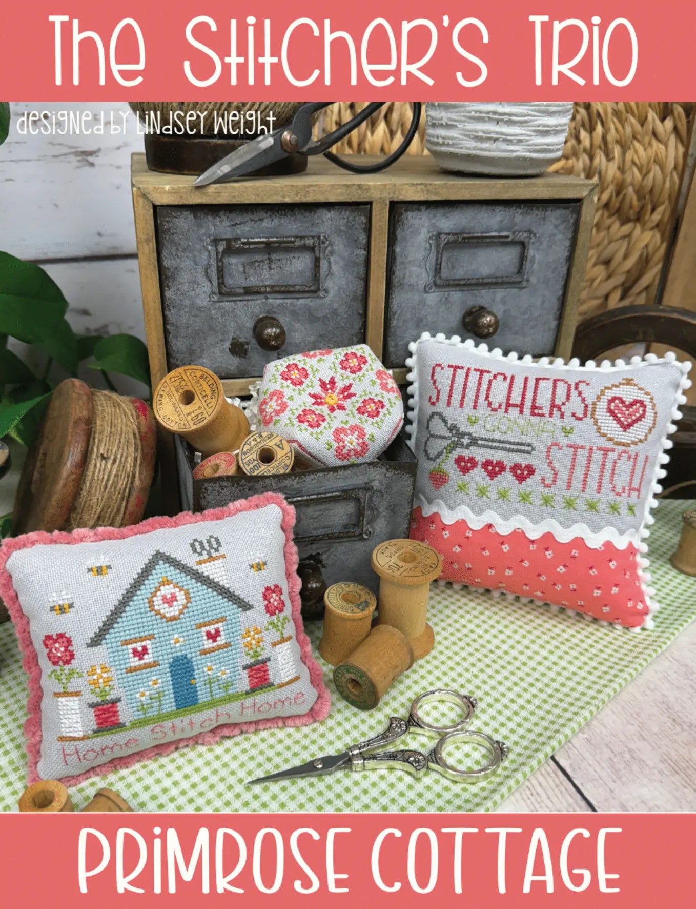 The Stitcher's Trio by Primrose Cottage Primrose Cottage