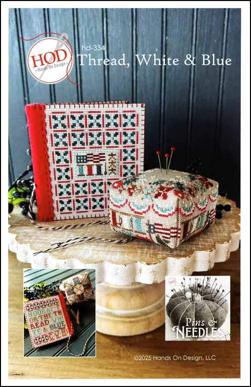 Thread, White & Blue by Hands on Design Hands On Design