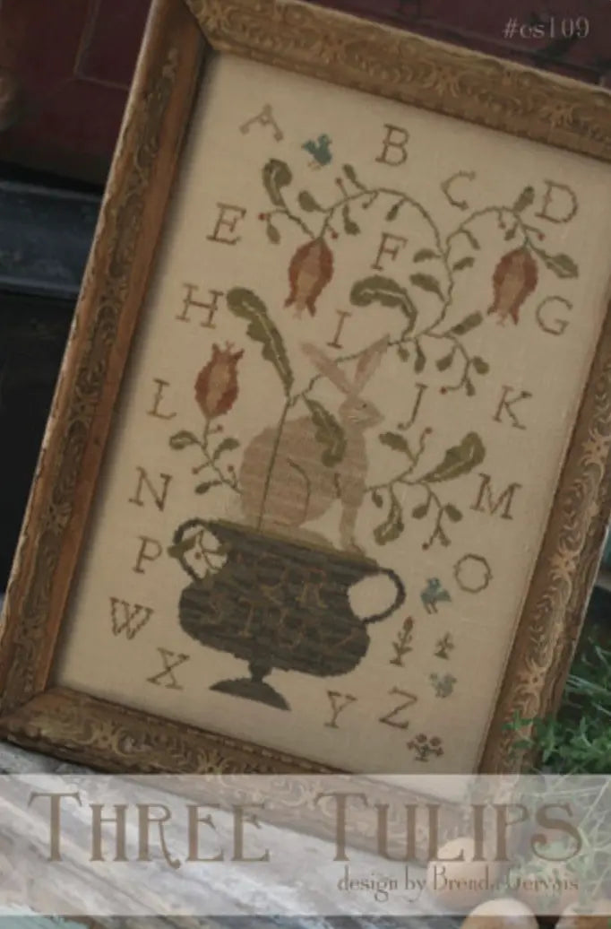 Three Tulips by With Thy Needle & Thread With Thy Needle & Thread