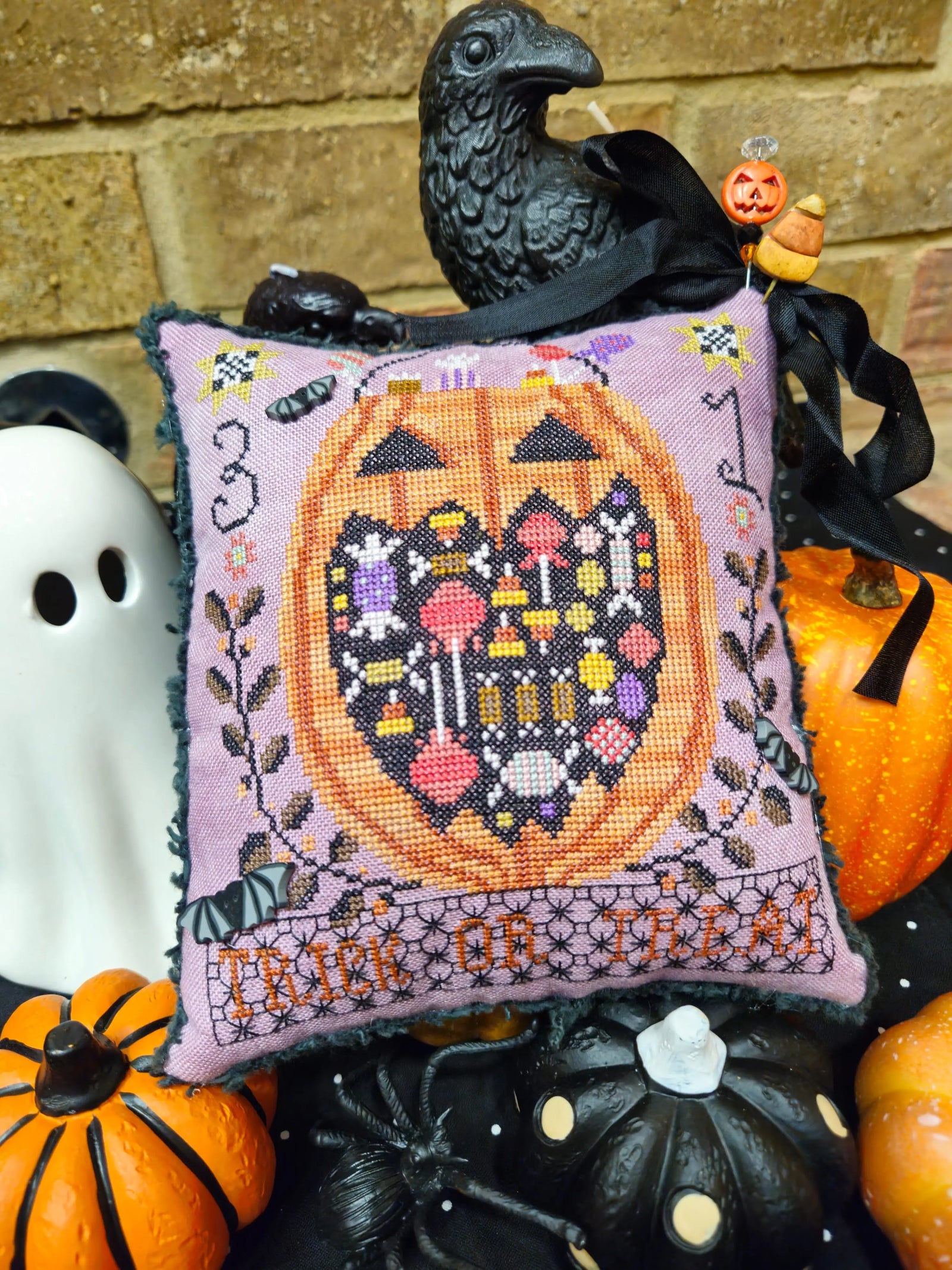 Trick or Treat by Quaint Rose Needlearts (Pre-order) Quaint Rose Needlearts