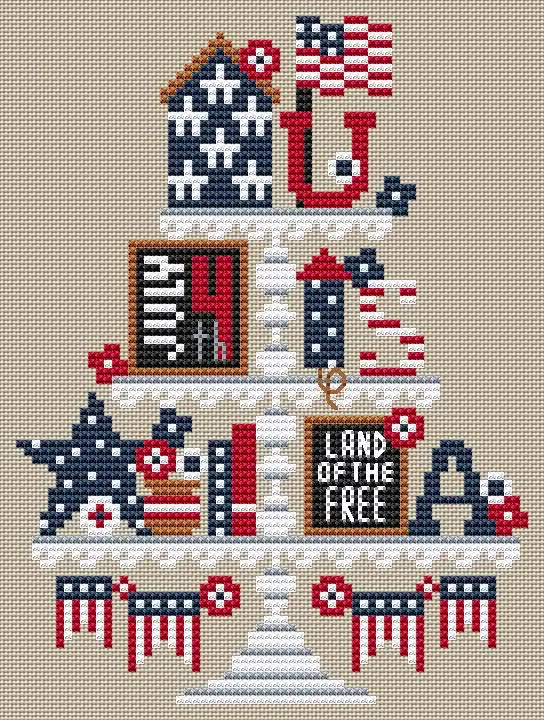 USA Tier by Erin Elizabeth Erin Elizabeth Designs