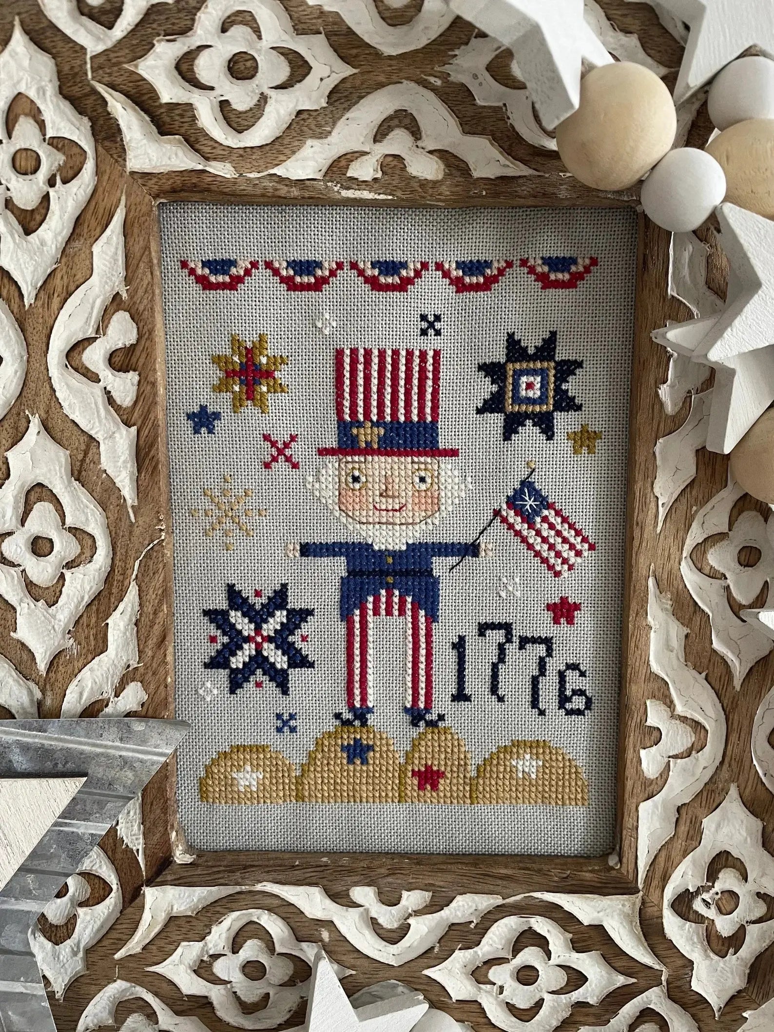 Uncle Sam by Emily Call Stitching Emily Call Stitching
