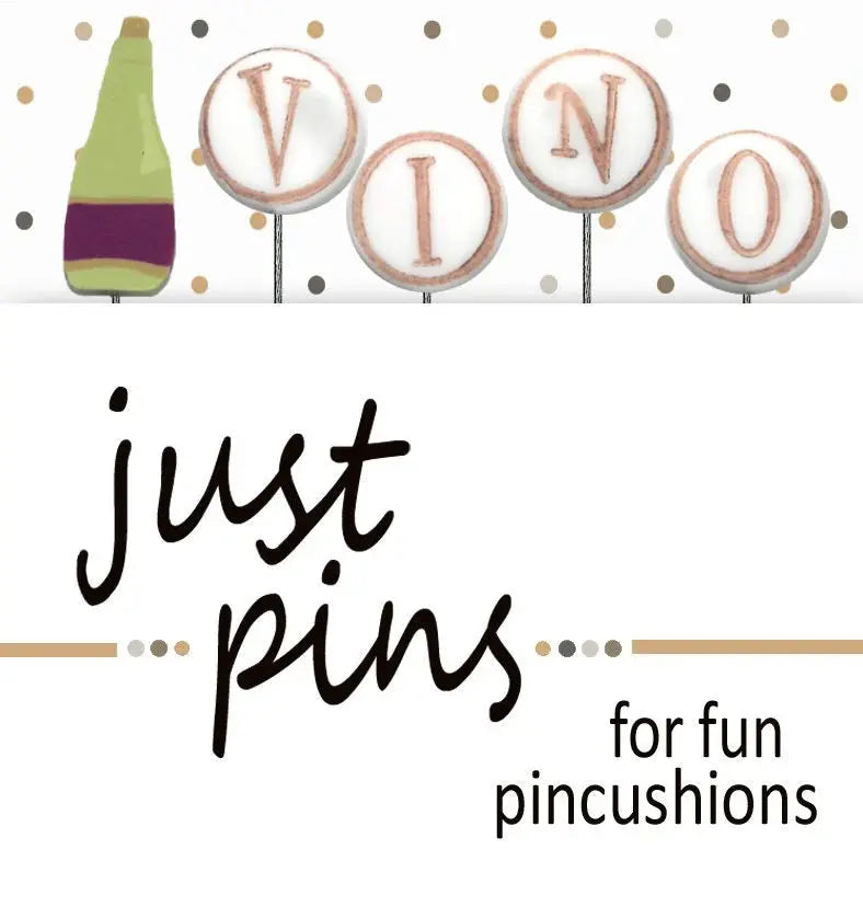 V is for Vino (207) by Just Another Button Company Just Another Button Co