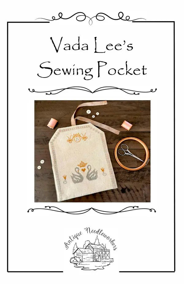 Vada Lee's Sewing Pocket by Antique Needleworkers (Pre-order) Antique Needleworkers