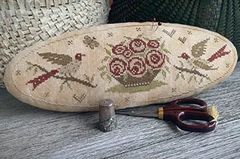 Vintage Charm Pinkeep by Scattered Seed Samplers Scattered Seed Samplers