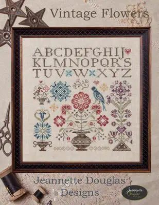 Vintage Flowers 1 by Jeannette Douglas Designs Jeannette Douglas Designs