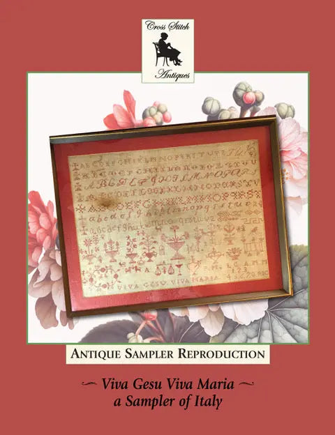 Viva Gesu Viva Maria by Cross Stitch Antiques (pre-order) Cross Stitch Antiques