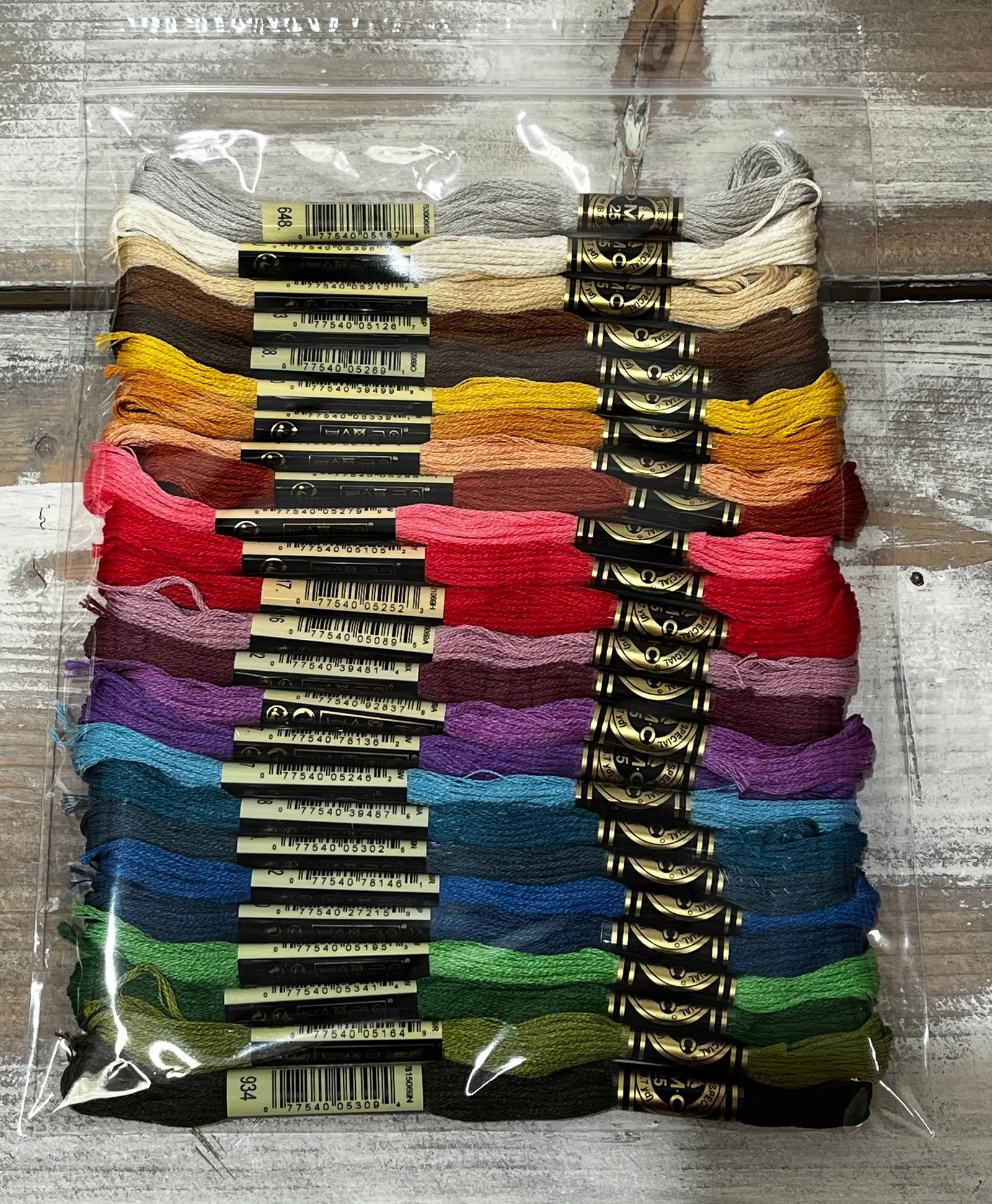 Warm Colors DMC Set Colorado Cross Stitcher