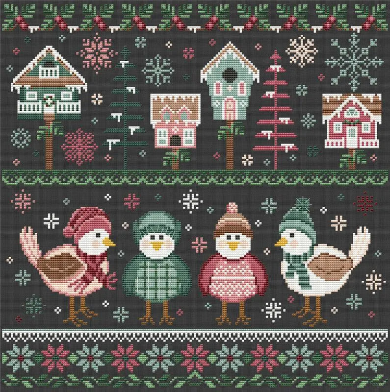 Winter Birds by Erin Elizabeth designs Erin Elizabeth Designs