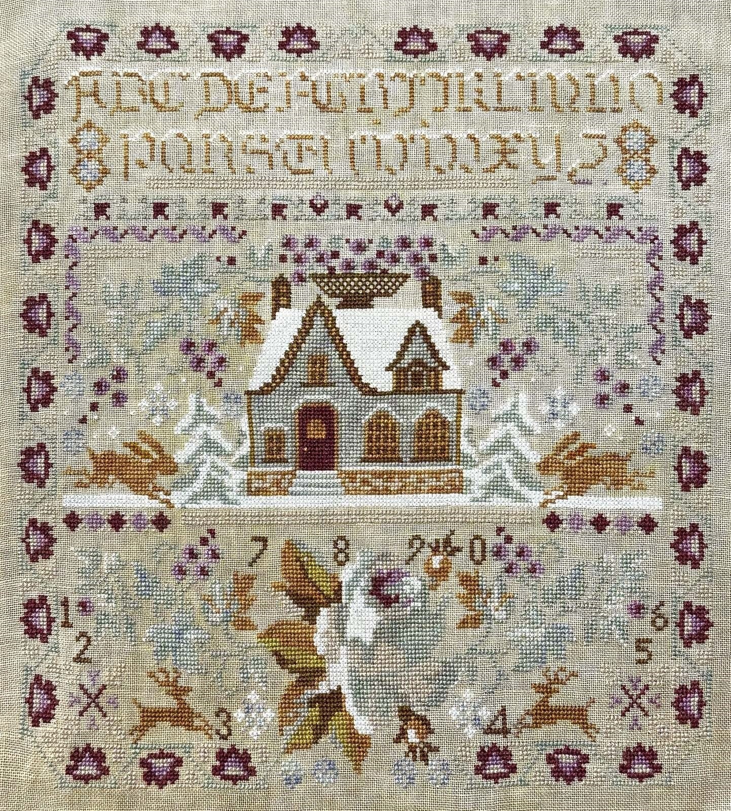 Winter Rose Sampler by Twin Peak Primitives (Pre-order) Twin Peak Primitives