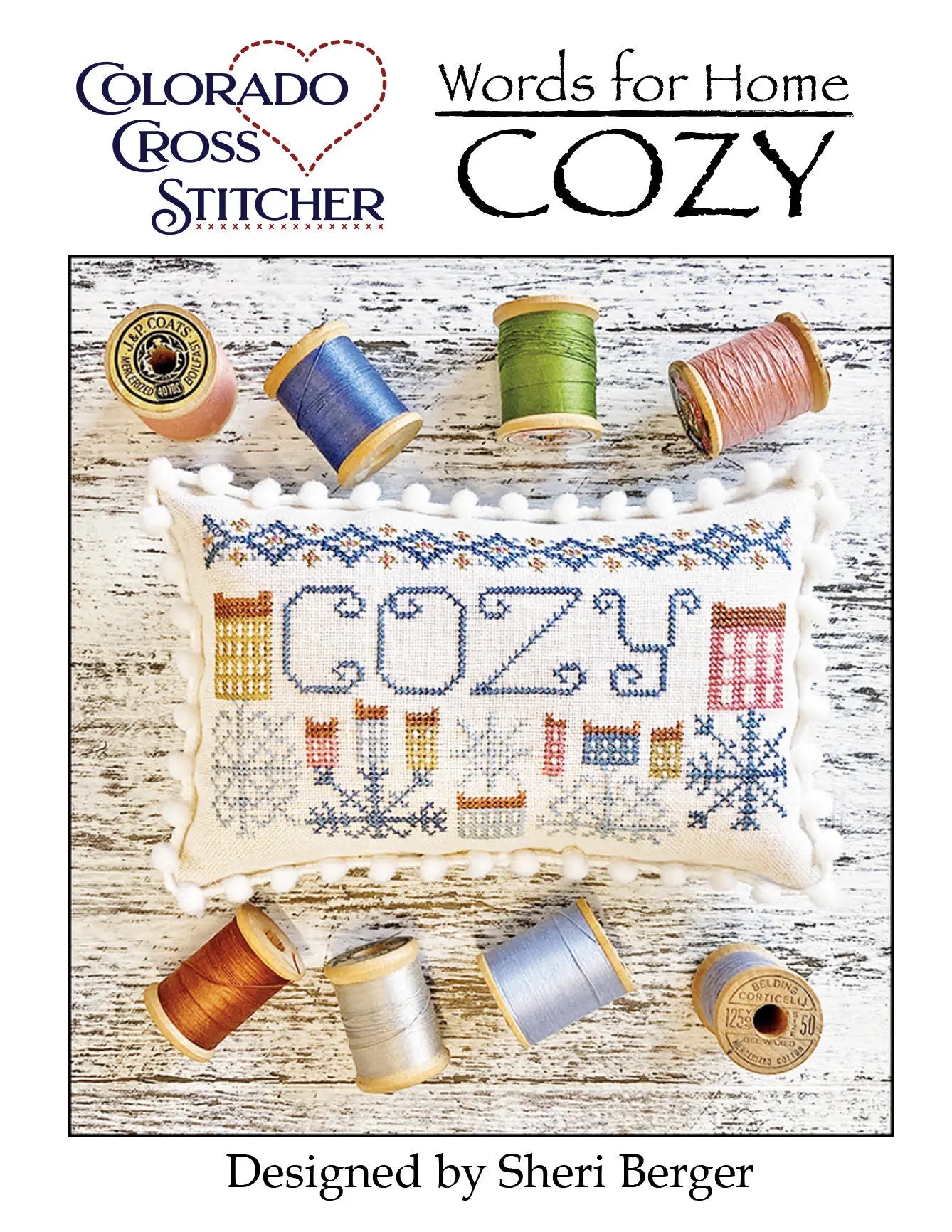 Words for Home - Cozy by Colorado Cross Stitcher Colorado Cross Stitcher