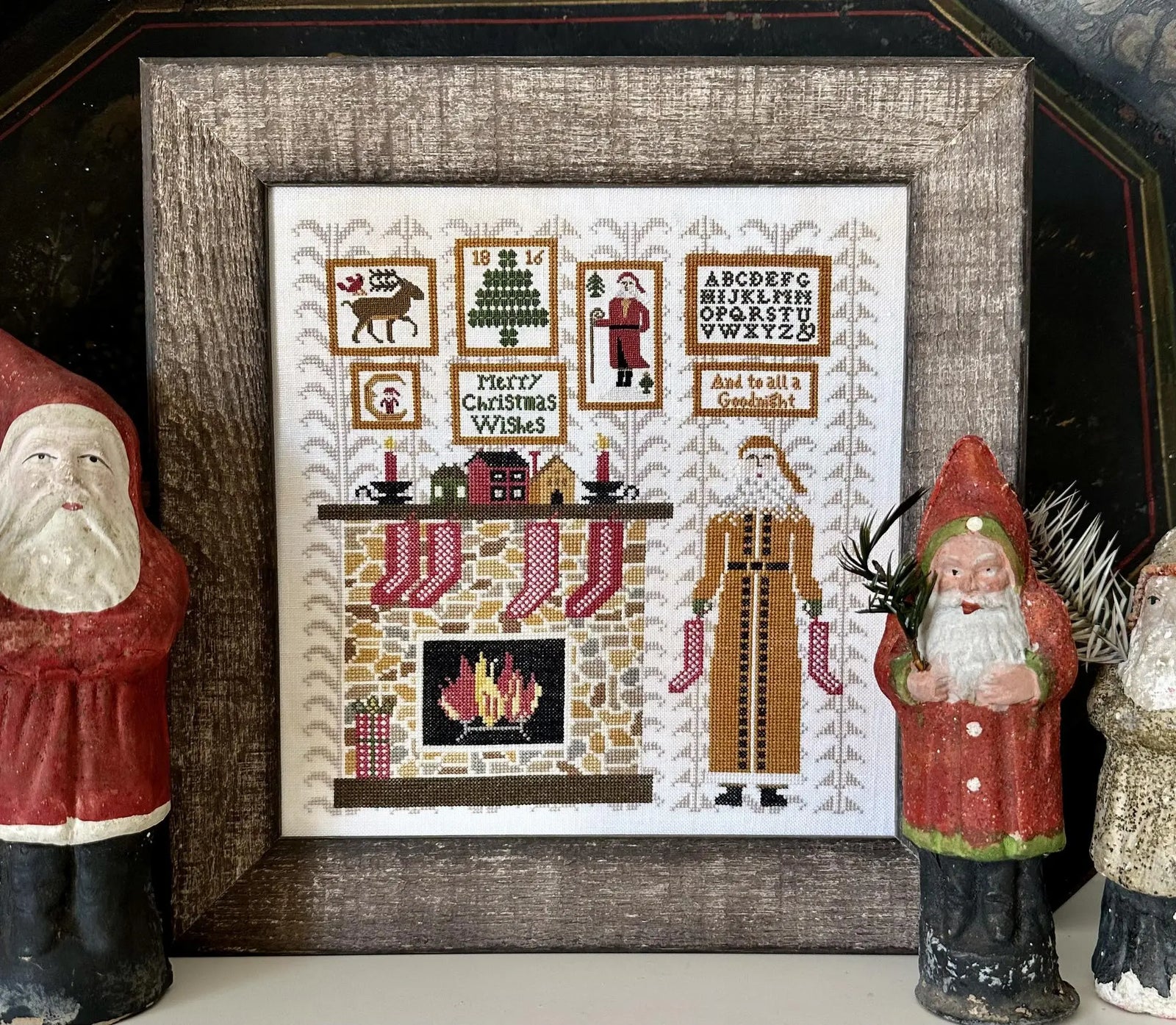 Yuletide Stitching by Kathy Barrick Kathy Barrick