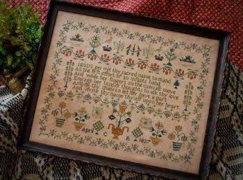 1837 Crown Sampler by Plum Street Samplers Plum Street Samplers