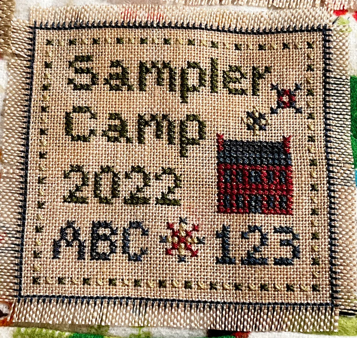 2022 Sampler Camp Pattern by Colorado Cross Stitcher Colorado Cross Stitcher