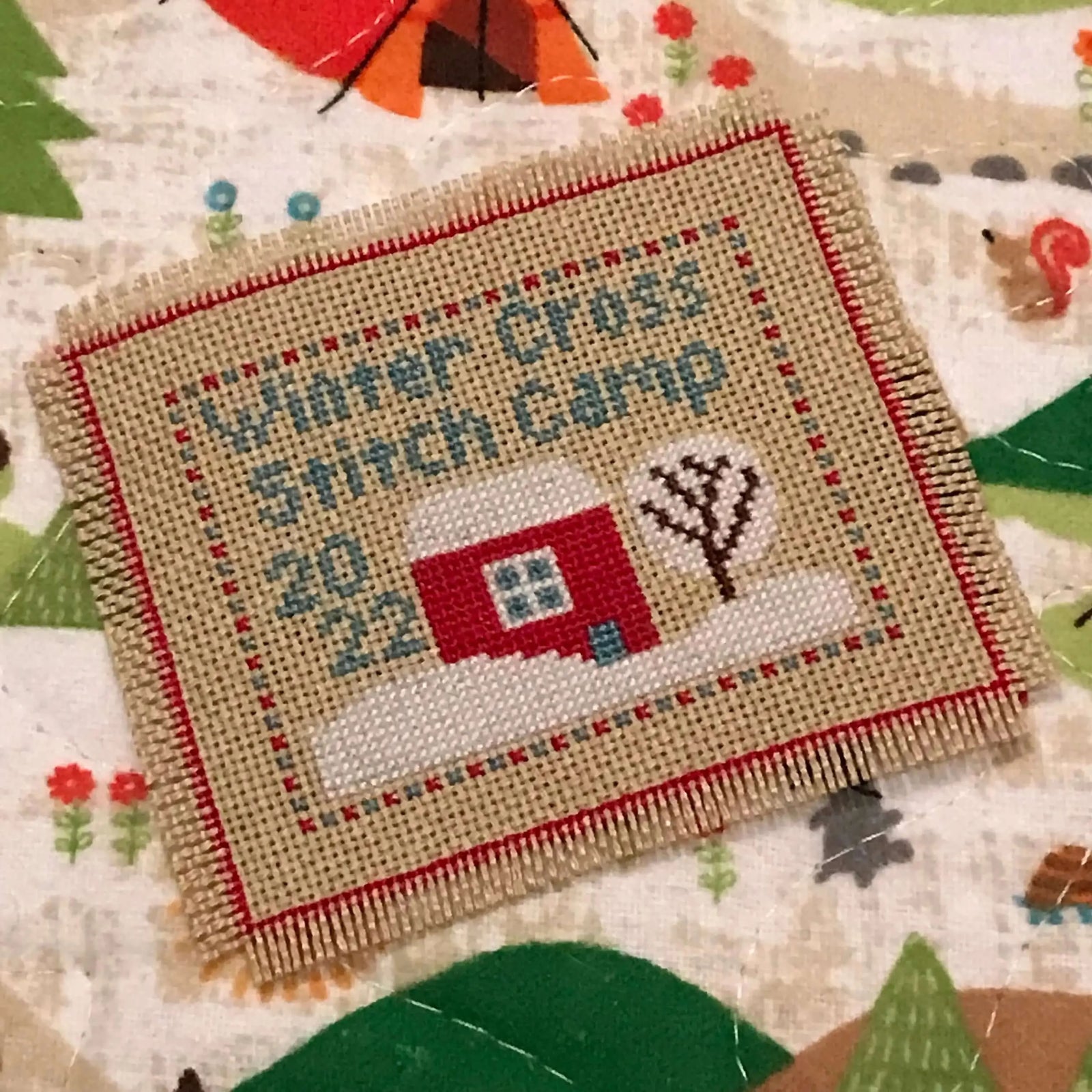 2022 Winter Cross Stitch Camp Pattern by Colorado Cross Stitcher Colorado Cross Stitcher