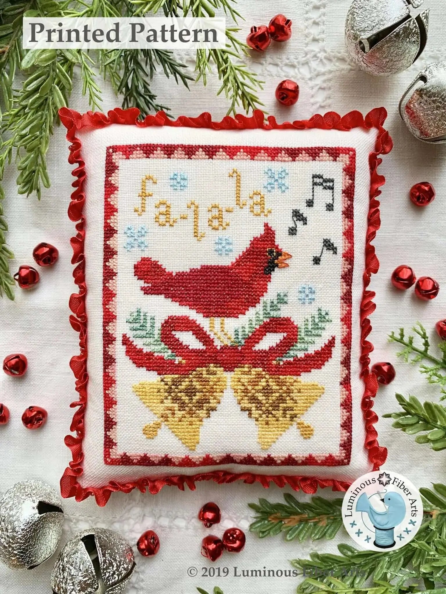 A Cardinal's Carol by Luminous Fiber Arts Luminous Fiber Arts