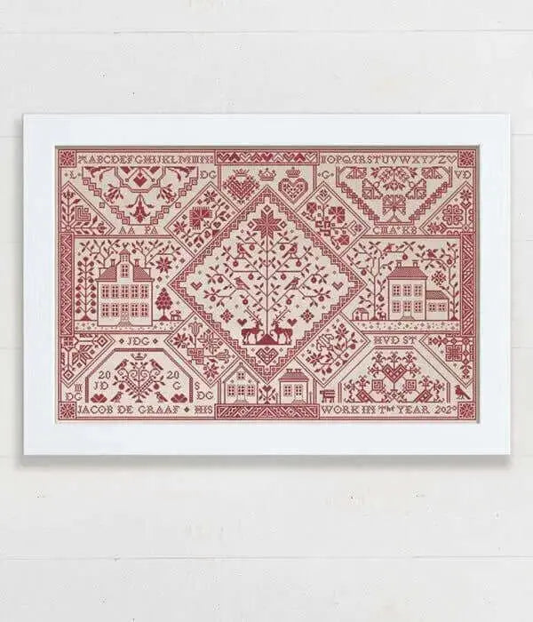 A Family Patchwork Sampler by Modern Folk Embroidery Modern Folk Embroidery