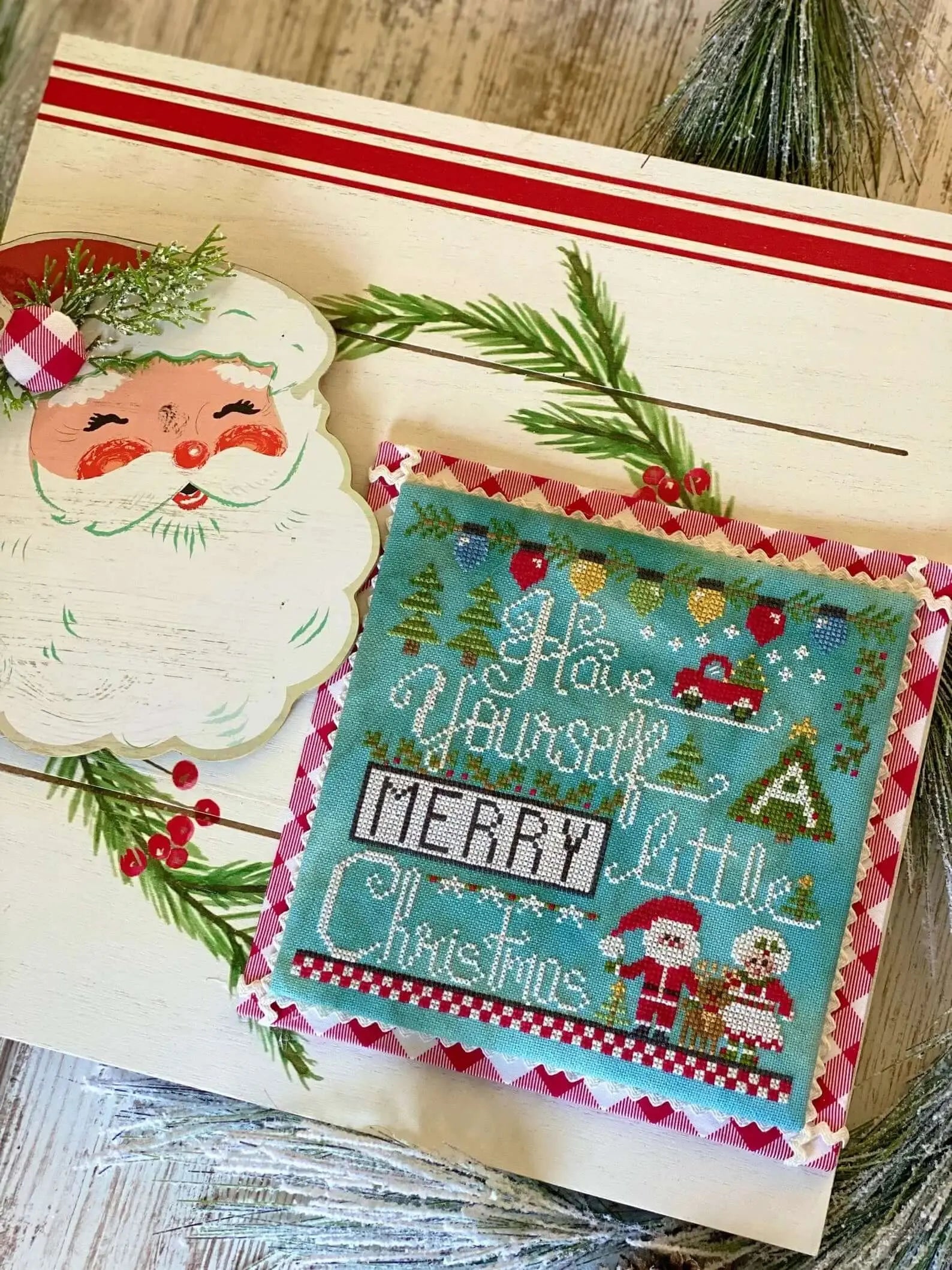 A Merry Little Christmas by Stitching with the Housewives Stitching with the Housewives